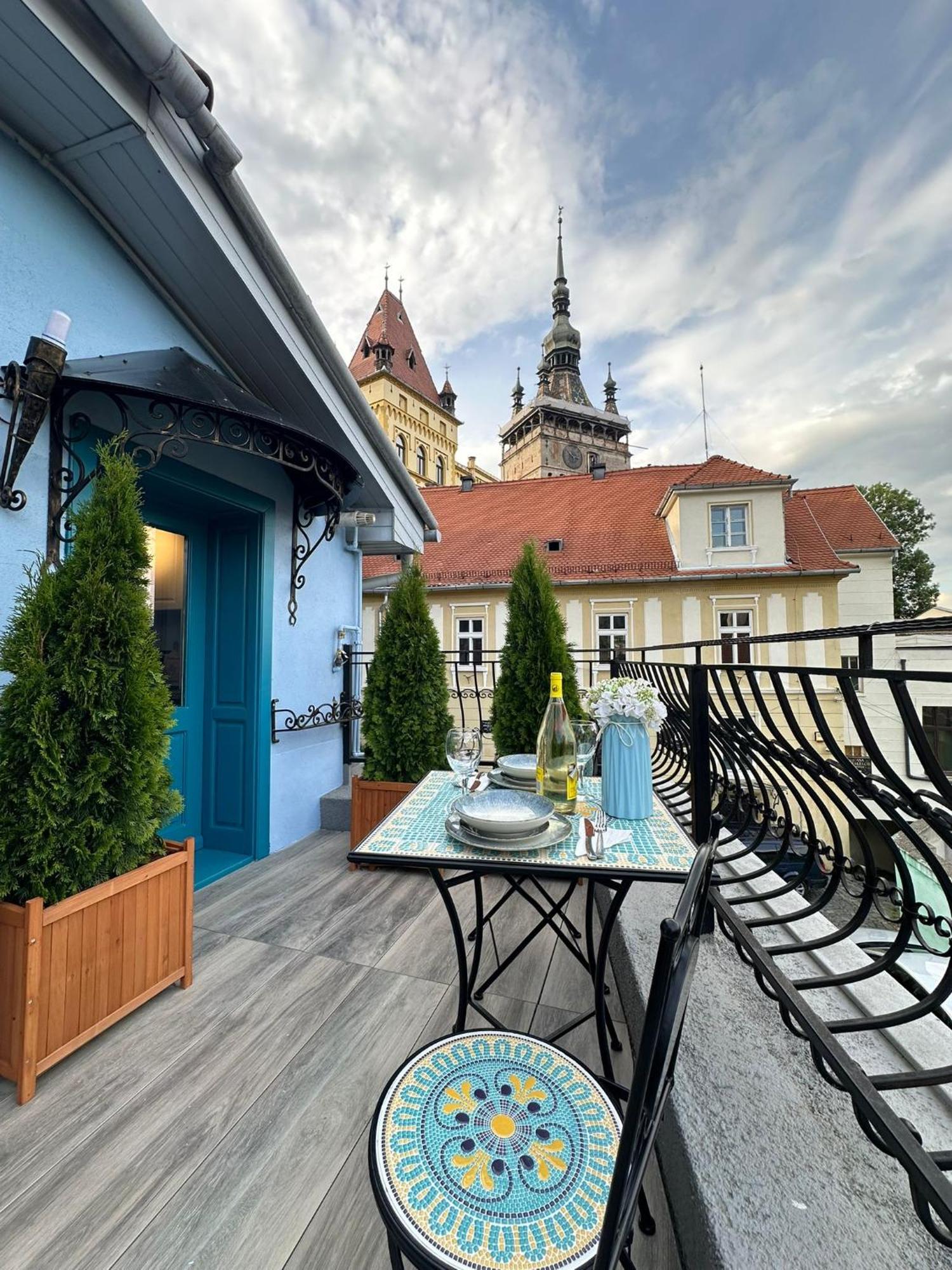 Apartament Blue House Citadel Sighișoara Zewnętrze zdjęcie