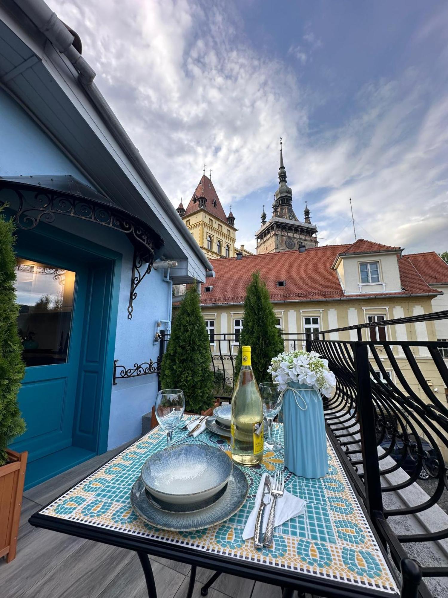 Apartament Blue House Citadel Sighișoara Zewnętrze zdjęcie