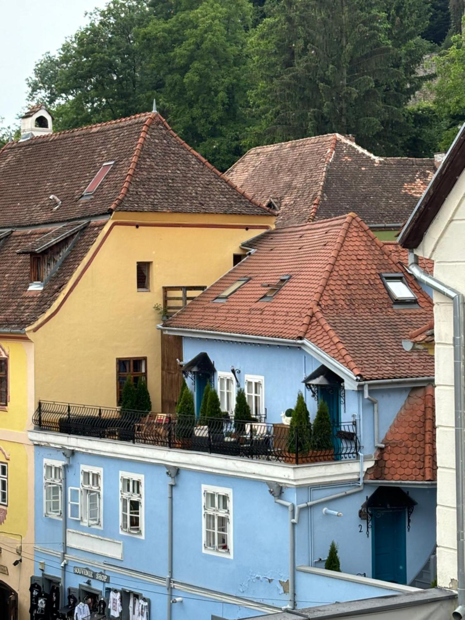 Apartament Blue House Citadel Sighișoara Zewnętrze zdjęcie