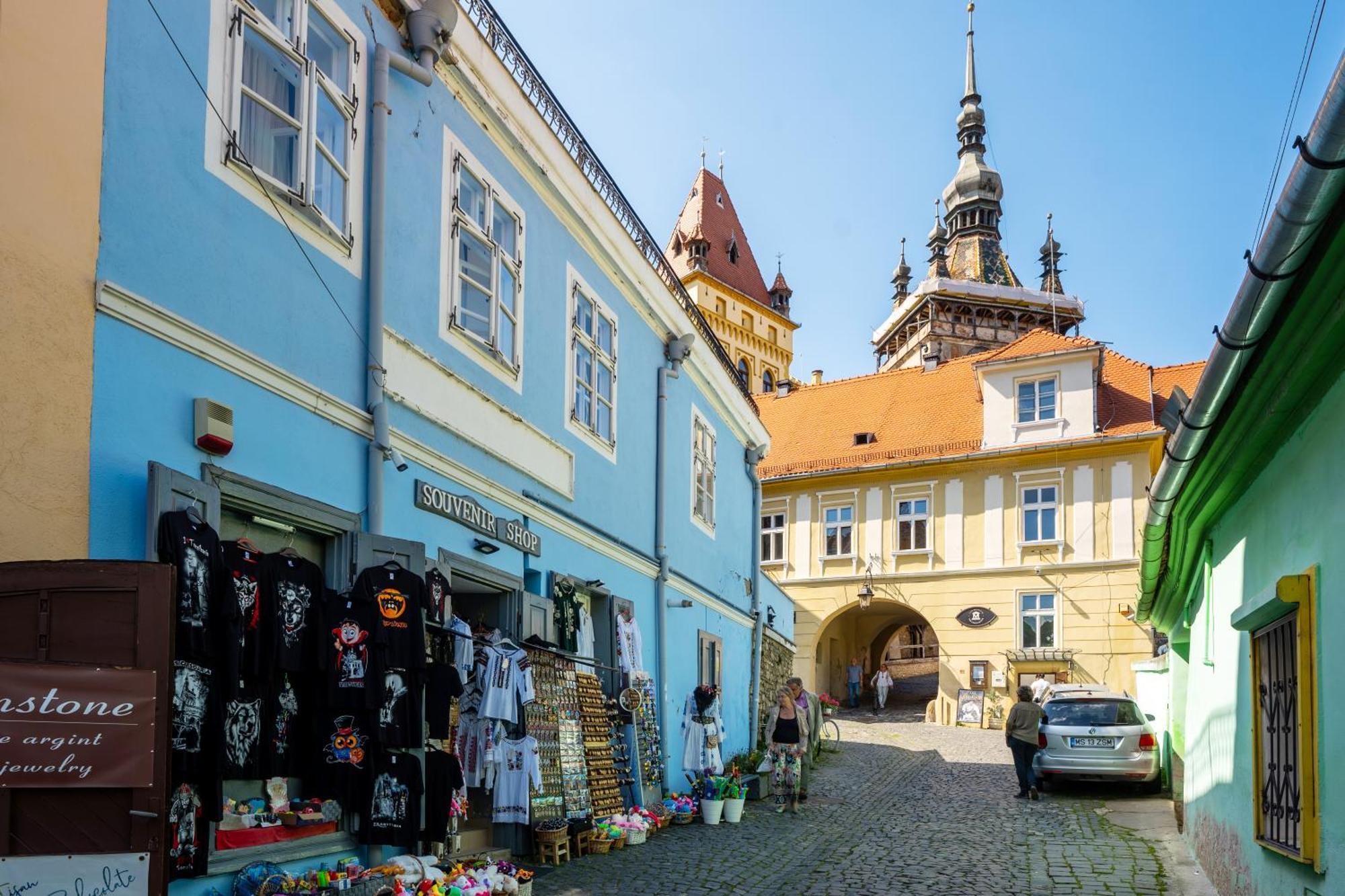 Apartament Blue House Citadel Sighișoara Zewnętrze zdjęcie